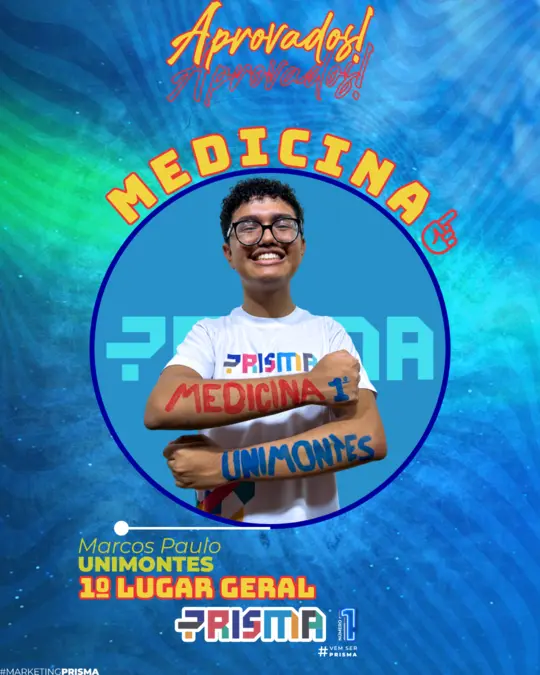 Marcos Paulo: 1º lugar geral — Medicina Unimontes?v=2